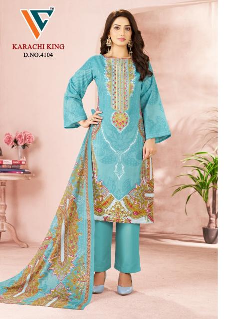 Vandana karachi king vol-41 non catalogue dress materials wholesale in surat
